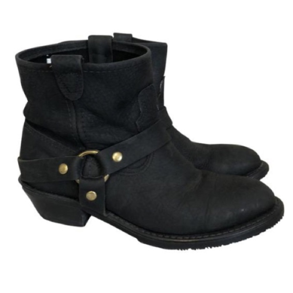 Double H Harness Ankle Boots Ladies 7M